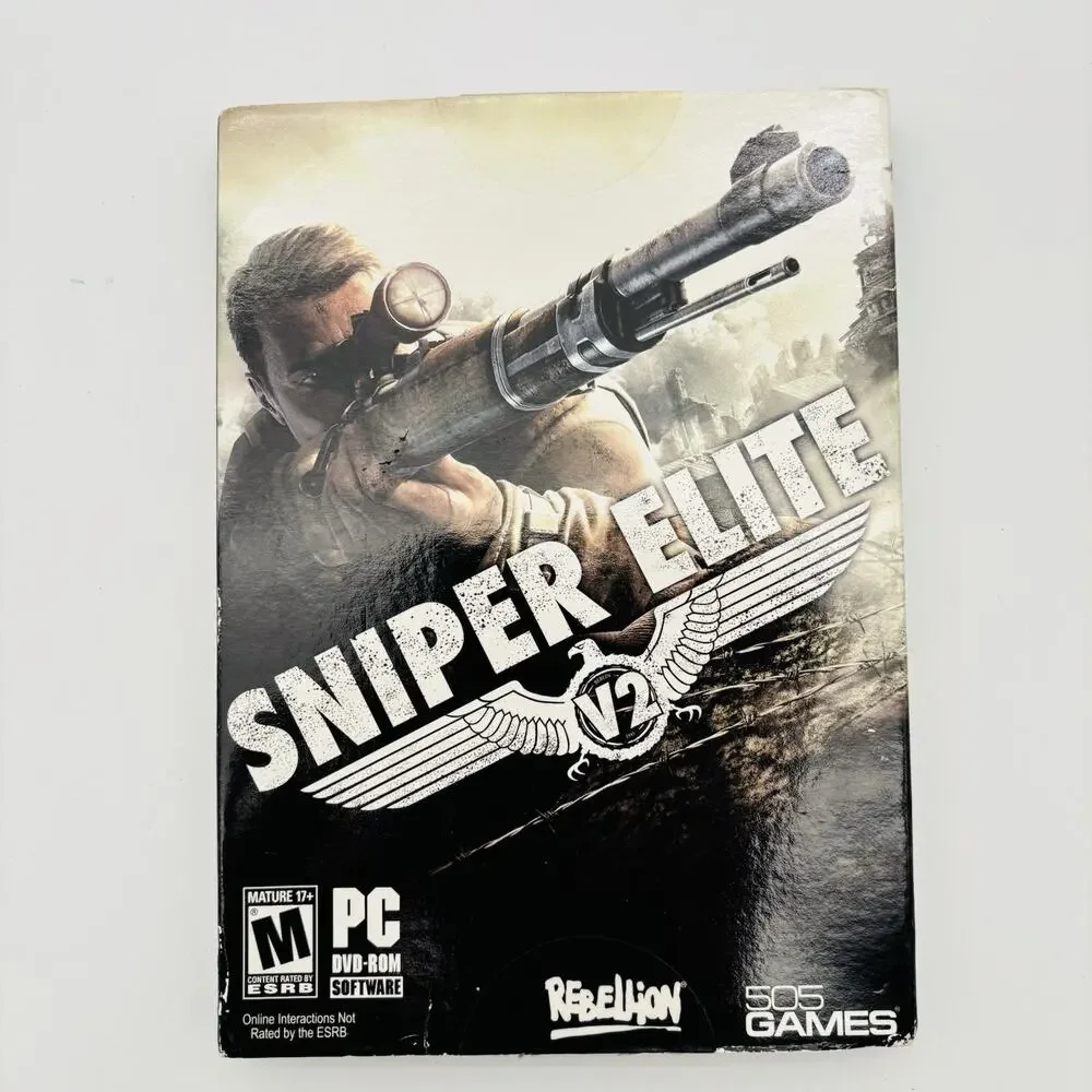 Pre-Owned Sniper Elite V2 Rebellion One Bullet (PC Game, 2013) No Manual VG Cond